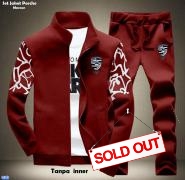 St jaket Porche Maroon
