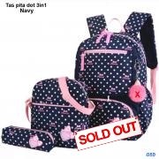 Tas pita dot 3in1 hitam