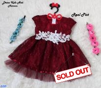 Dress Kids Asti maroon