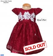 Dress Kids Paula Maroon