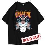 Anetarouca Oversized creatineTshirt | Kaos Distro Streetwear Unisex Tee