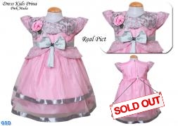 Dress Kids Prina pink muda