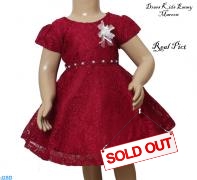 Dress Kids emmy maroon