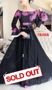 Longdress import 7830A ungu