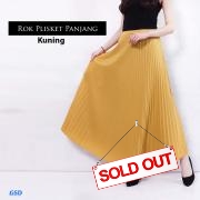 Rok kulot prisket kuning