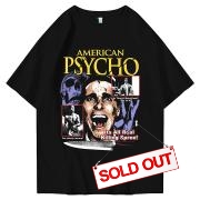 Anetarouca Oversized american pyscho Tshirt | Kaos Distro Streetwear Unisex Tee