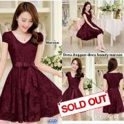 Anggun dress-beauty  maroon
