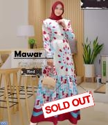 Gamis mawar red