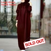 Maxi Hodie Irene Maroon