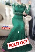 Longdress import 9723 hijau