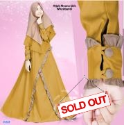 Hijab moana kids mustard