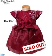 Dress Kids Jeni maroon