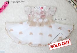 Dress Jesi krem putih