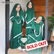 Syari willia kids hijau botol