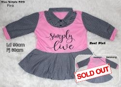 Blus simple 945 pink