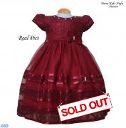 Dress Kids Nafa maroon