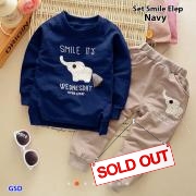 Set smile elep navy