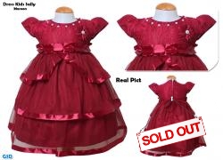 Dress Kids sally maroon
