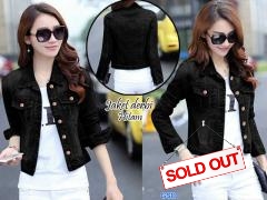 Jaket derbi hitam