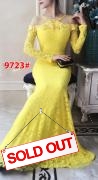 Longdress import 9723 kuning