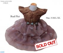 Dress Julie Kids SMLXL coklat