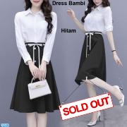 Dress Bambi hitam