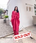 Kaftan Brukat 814# maroon