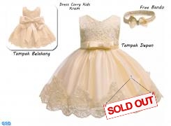 Dress Corry Kids Krem