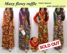 maxi flowy rufle