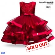 Dress Zizuka kids red-dress zuka