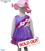 Dress kids tinsley ungu