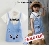 Set jump panda kid