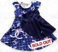 Dress anak 1234 navy