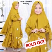 Hijab Kayla kids kuning