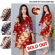 Dress batik 457-dress batik elips