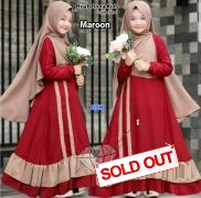Hijab Rona kids maron-hijab raina