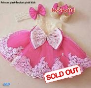 Dress princess kids pink