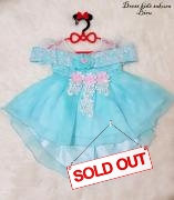 Dress kids sakura Biru