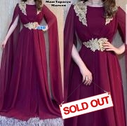 Maxi Tapasya maroon