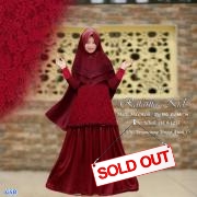 Rafania Kids maroon-syari raffa kids