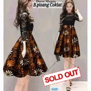 Magna dress B.pisang coklat