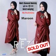 Rezva tunik maroon-tunik eva