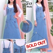Dress jeans 217 biru muda