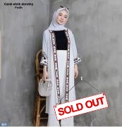 Cardi etnik dorothy putih
