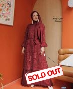 Maxi Agnia maroon