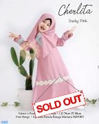 Gamis Cherlita dusty pink