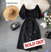 Dress zamira hitam