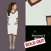 Dress gucci V white