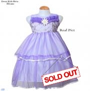 Dress Kids Meta ungu